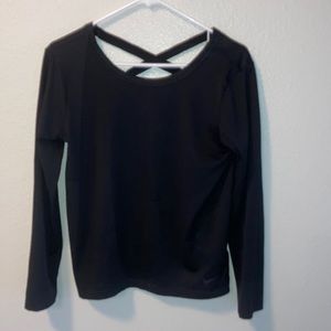 Nike Long Sleeve Strap Back Athletic Shirt
